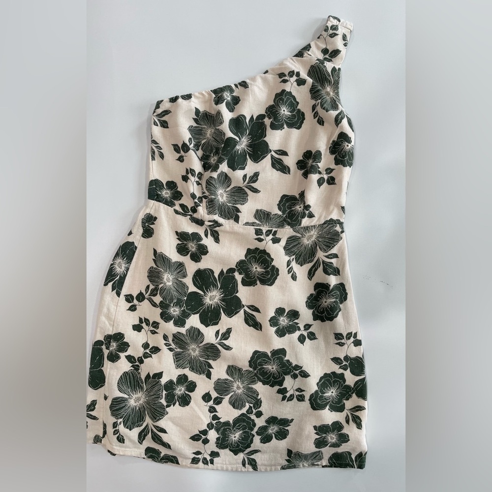 Abercrombie & Fitch Floral One-Shoulder Mini Dress - Size XSP